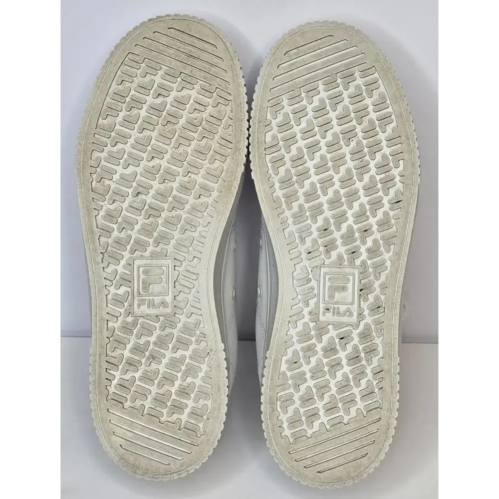 FILA WHITE LEATHER HOLOGRAPHIC PANACHE SNEAKERS SZ: 6.5 EUC‎ - Picture 4 of 6